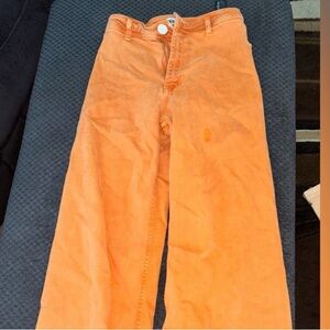 Zara orange pants